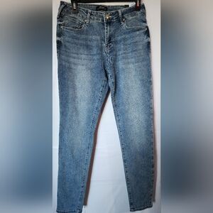 True Religion Jennie Curvy‎ horseshoe Crystal Skinny Jean sz 28 NWT